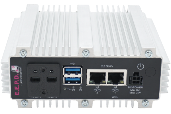 EM BOX® - NUCD-R2312 (x86) / BoxPC BSNPDEA1 / Fanless