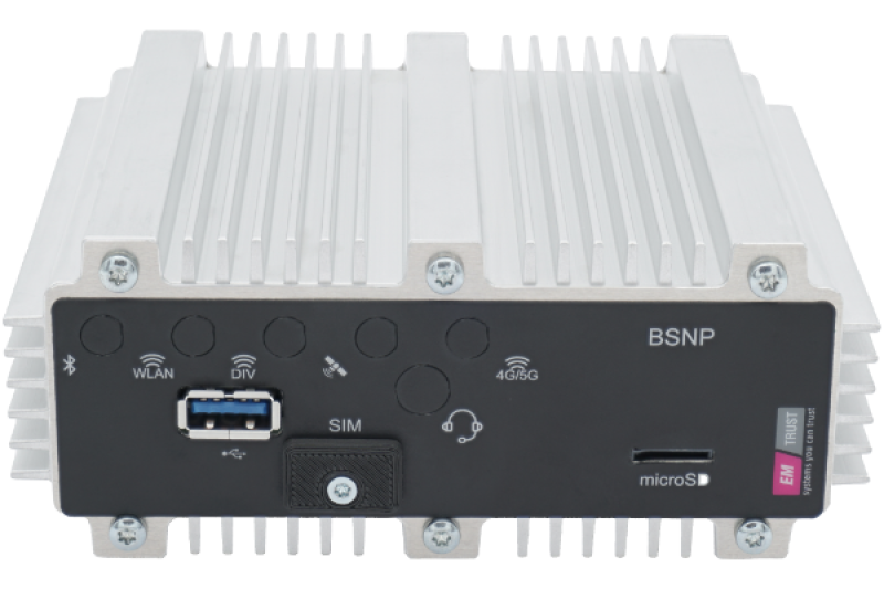 EM BOX® - NUCD-R2312 (x86) / BoxPC BSNPDEA1 / Fanless